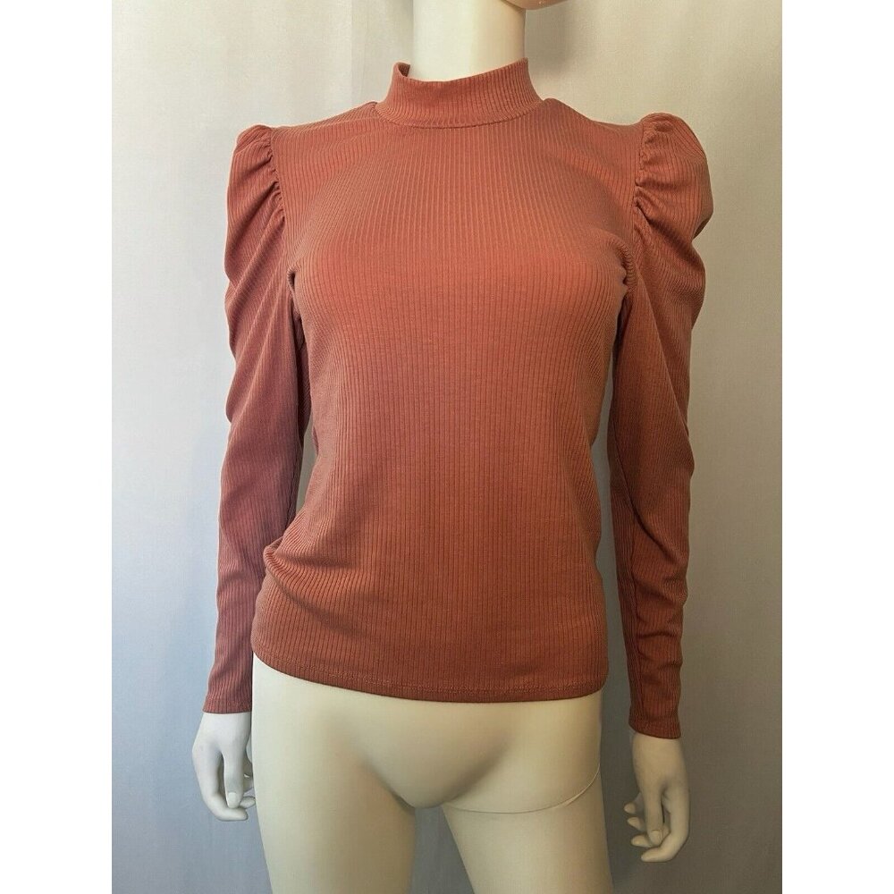 Full Circle Women's Sweater Pullover Pink Long Sleeve M
